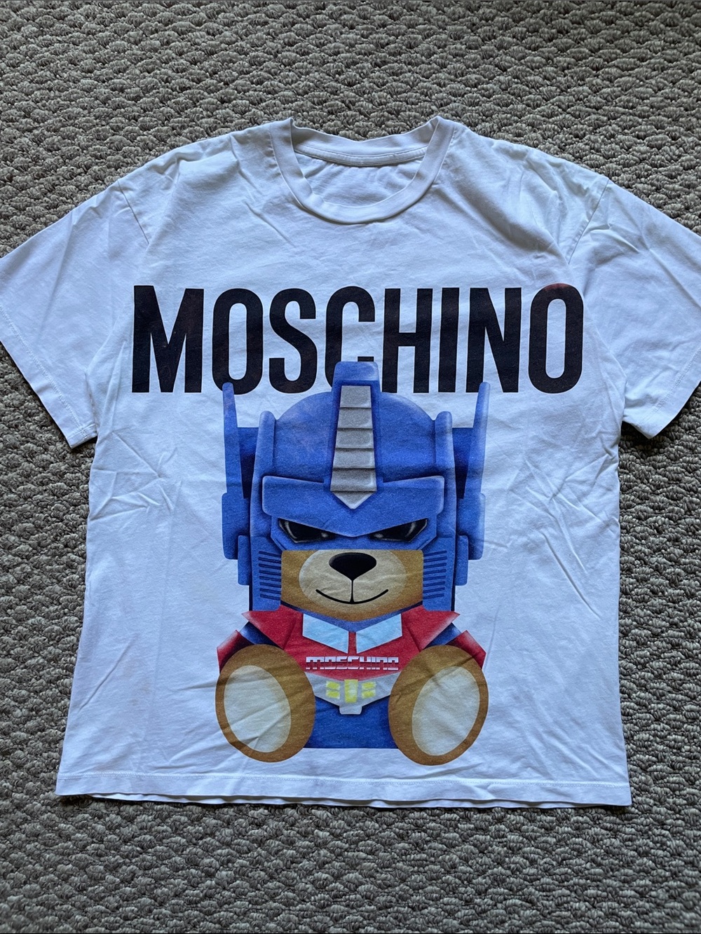Moschino transformer bear t shirt